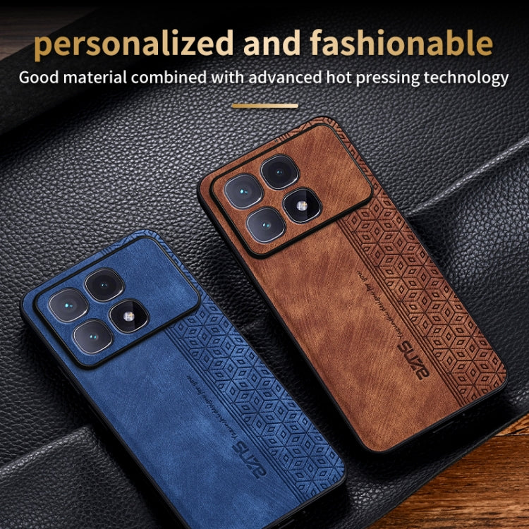 For Redmi K70 Ultra AZNS 3D Embossed Skin Feel Phone Case(Purple) - Xiaomi Cases by AZNS | Online Shopping UK | buy2fix