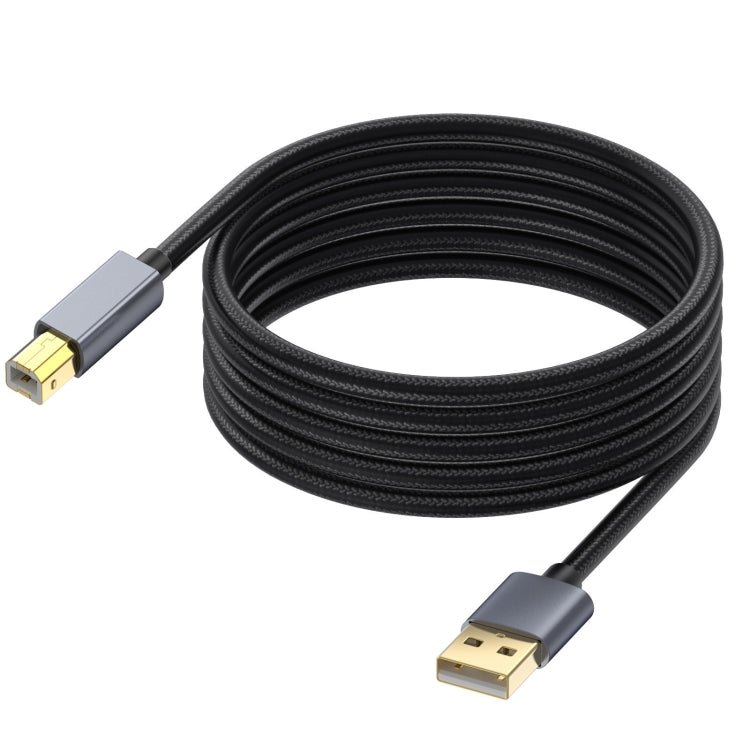 USB 2.0 A Male to B Male Square Port Printer Data Transmission Extension Cable, Length:1.8m - USB Cable by buy2fix | Online Shopping UK | buy2fix