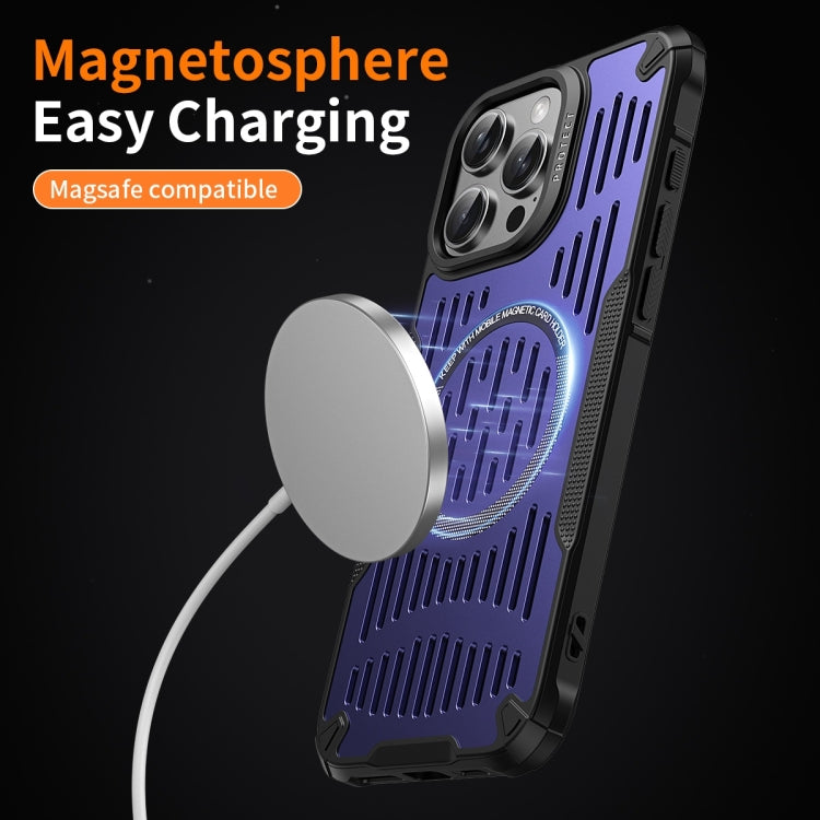 For iPhone 16 Pro Max Ice Front Cooling MagSafe Magnetic Phone Case(Sierra Blue) - iPhone 16 Pro Max Cases by buy2fix | Online Shopping UK | buy2fix