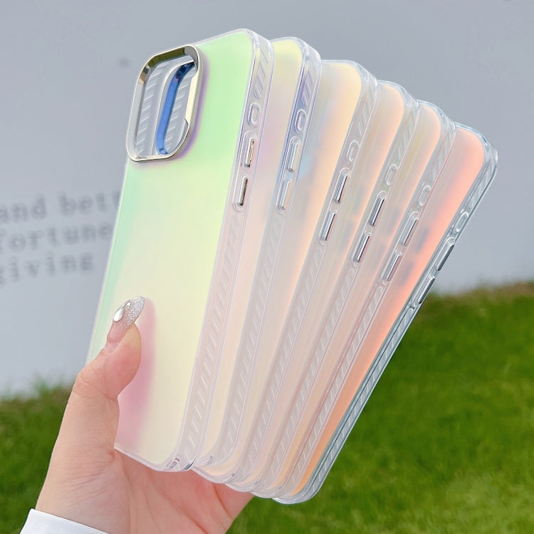 For iPhone 16 Pro Max Color Plating Discoloration PC Phone Case(Silver) - iPhone 16 Pro Max Cases by buy2fix | Online Shopping UK | buy2fix