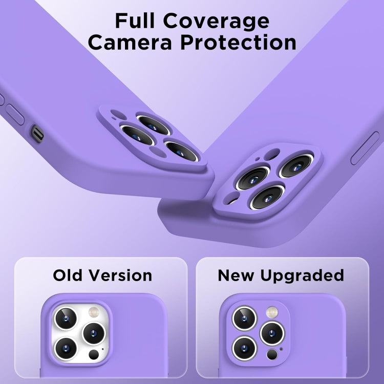 For iPhone 16 Pro Silicone Suction Cup MagSafe Phone Case with Screen Film(Purple) - iPhone 16 Pro Cases by buy2fix | Online Shopping UK | buy2fix