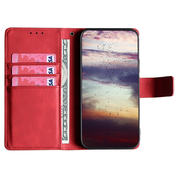 For iPhone 16 Pro Max Skin Feel Magnetic Leather Phone Case(Red) - iPhone 16 Pro Max Cases by buy2fix | Online Shopping UK | buy2fix