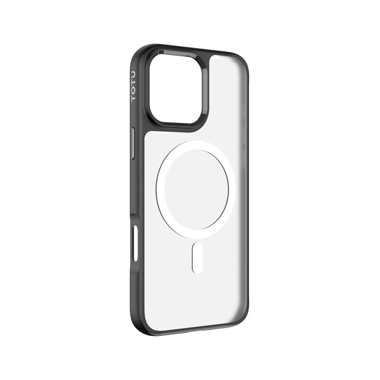 For iPhone 16 Pro TOTU PC-7 Gold Shield Series Skin Feel MagSafe Magnetic Phone Case(White) - iPhone 16 Pro Cases by TOTUDESIGN | Online Shopping UK | buy2fix