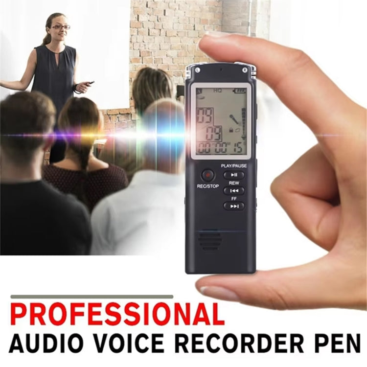 T60 Smart HD Noise Cancelling Voice Recorder MP3 Player, Memory:8GB(Black) - Recording Pen by buy2fix | Online Shopping UK | buy2fix