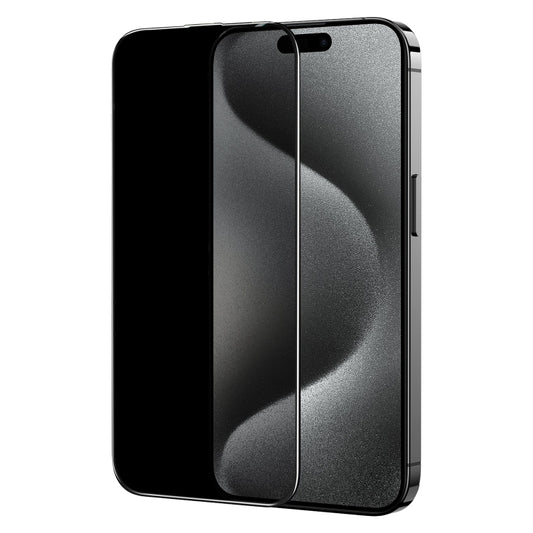 For iPhone 15 Pro JOYROOM Knight Series 2.5D Full Screen Privacy Tempered Film - iPhone 15 Pro Tempered Glass by JOYROOM | Online Shopping UK | buy2fix