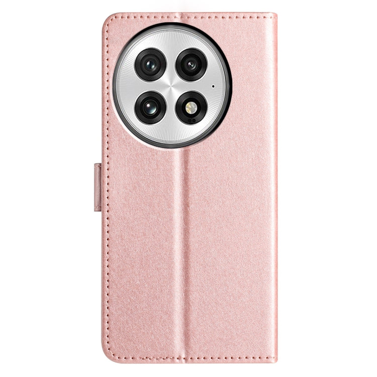 For OnePlus 13 Silk Texture Horizontal Flip Leather Phone Case(Rose Gold) - OnePlus Cases by buy2fix | Online Shopping UK | buy2fix