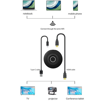 G127 4K 30Hz HD Wireless Display Dongle Adapter Same Screen Device(Green) - Wireless Display Dongle by buy2fix | Online Shopping UK | buy2fix