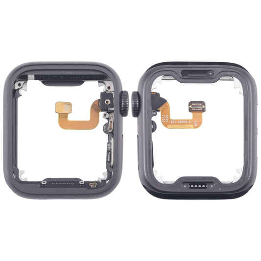 For Apple Watch Series 6 40MM GPS Aluminium Alloy Middle Frame Bezel Plate with Crown Spin Axis Flex Cable(Grey) - Middle Frame by buy2fix | Online Shopping UK | buy2fix