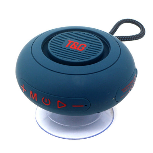 T&G TG-442 TWS Portable Mini Wireless Bluetooth Speaker with Suction Cup(Blue) - Mini Speaker by T&G | Online Shopping UK | buy2fix