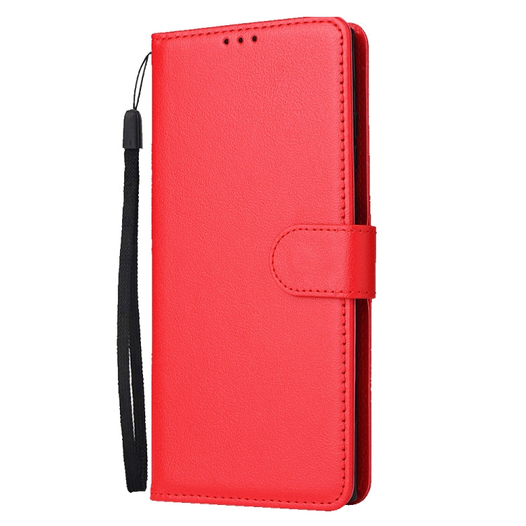 For Samsung Galaxy S25 Ultra 5G 3-Card Slots Multifunctional Leather Phone Case(Red) - Galaxy S25 Ultra 5G Cases by buy2fix | Online Shopping UK | buy2fix