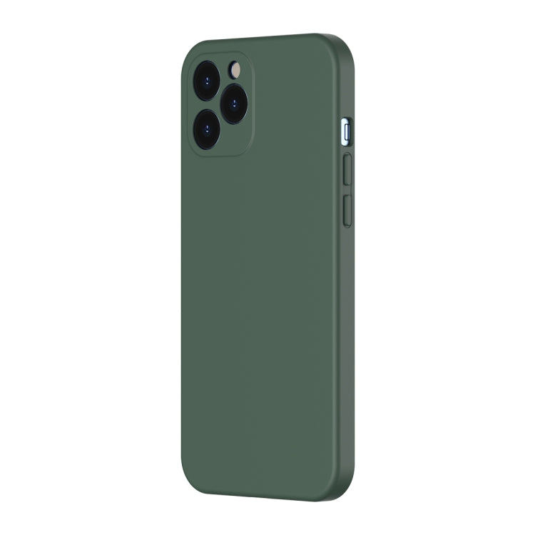 For iPhone 12 Pro Max Baseus WIAPIPH67N-YT6A Liquid Silicone Shockproof Protective Case(Green) - iPhone 12 Pro Max Cases by Baseus | Online Shopping UK | buy2fix