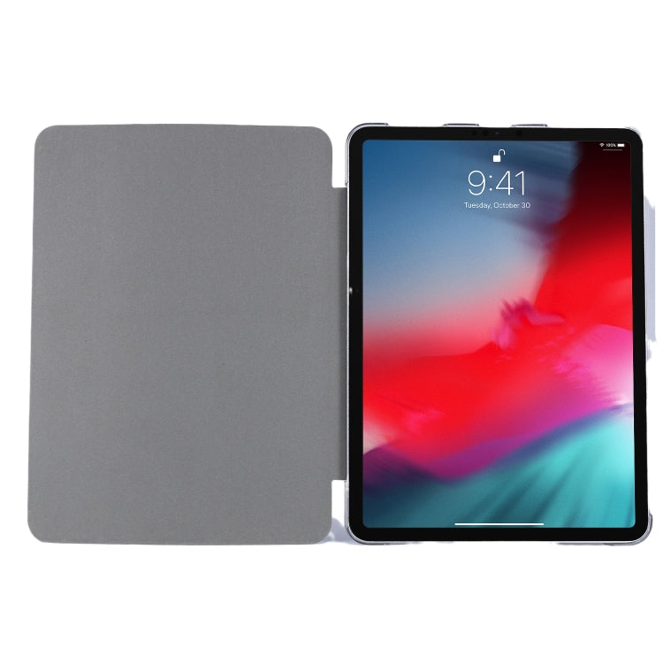 Silk Texture Flip Magnetic PU Leather Smart Case with Three-folding Holder For iPad Air 11 2024 / Air 2022 / 2020 10.9(Purple) - iPad Air (2022) / (2020) 10.9 Cases by buy2fix | Online Shopping UK | buy2fix