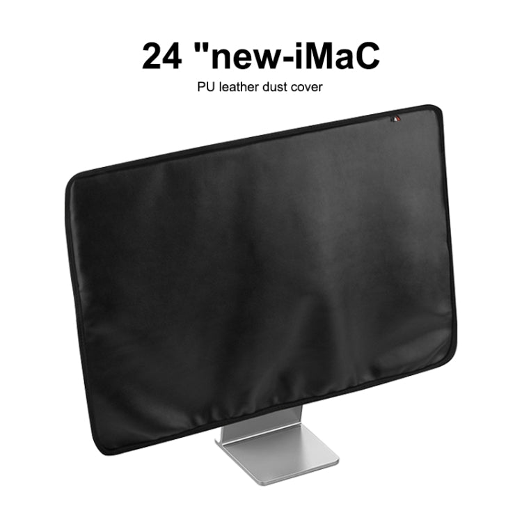 For 24 inch Apple iMac Portable Dustproof Cover Desktop Apple Computer LCD Monitor Cover with Storage Bag(Purple) - Others Accessories by buy2fix | Online Shopping UK | buy2fix