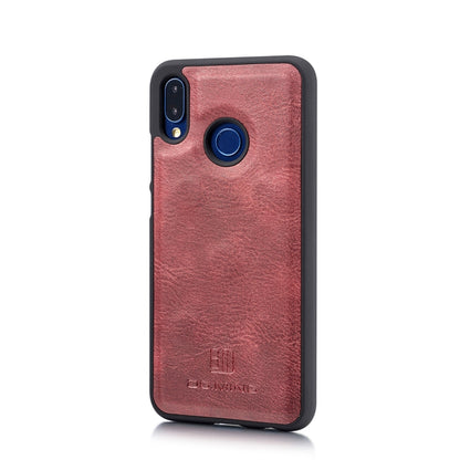 Crazy Horse Texture Flip Detachable Magnetic Leather Case for Huawei P20 Lite, with Holder & Card Slots & Wallet(Red) - Huawei Cases by DG.MING | Online Shopping UK | buy2fix