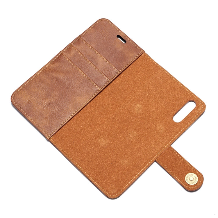 Crazy Horse Texture Flip Detachable Magnetic Leather Case for Huawei P20, with Holder & Card Slots & Wallet (Brown) - Huawei Cases by DG.MING | Online Shopping UK | buy2fix