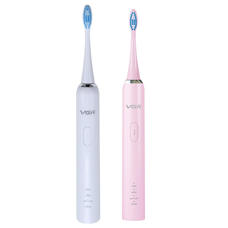 VGR V-805 IPX7 USB Magnetic Suspension Sonic Shock Toothbrush with Memory Function(White) - Toothbrushes by VGR | Online Shopping UK | buy2fix