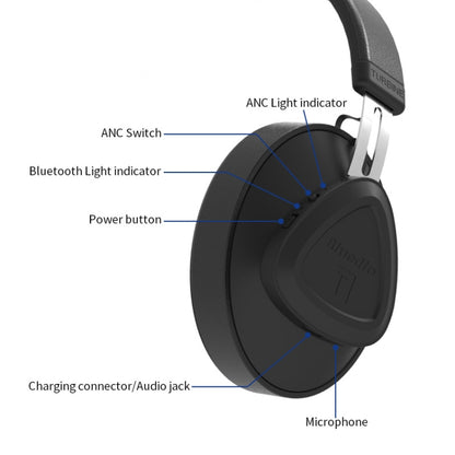 Bluedio TMS Bluetooth Version 5.0 Headset Bluetooth Headset Can Connect Cloud Data to APP(Black) - Headset & Headphone by Bluedio | Online Shopping UK | buy2fix