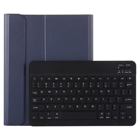 A11B Bluetooth 3.0 Ultra-thin ABS Detachable Bluetooth Keyboard Leather Tablet Case for iPad Pro 11 inch （2018）, with Pen Slot & Holder (Dark Blue) - For iPad Pro by buy2fix | Online Shopping UK | buy2fix