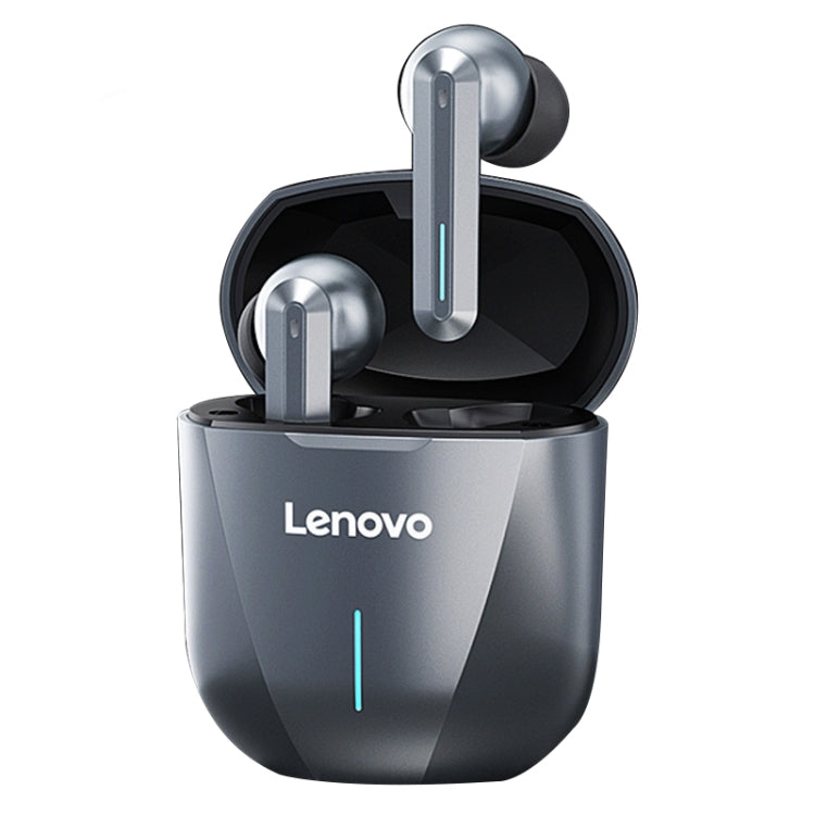 Original Lenovo XG01 IPX5 Waterproof Dual Microphone Noise Reduction Bluetooth Gaming Earphone with Charging Box & LED Breathing Light, Support Touch & Game / Music Mode (Tarnish) - Bluetooth Earphone by Lenovo | Online Shopping UK | buy2fix