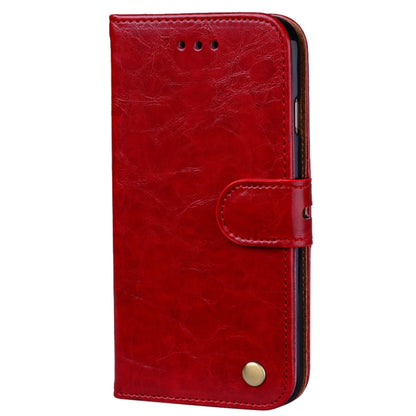 For iPhone 6 Plus & 6s Plus Business Style Oil Wax Texture Horizontal Flip Leather Case with Holder & Card Slots & Wallet (Red) - More iPhone Cases by buy2fix | Online Shopping UK | buy2fix