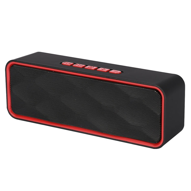 SC211 Pro Outdoor Multi-function Card Wireless Bluetooth Speaker Upgraded Version(Red) - Desktop Speaker by buy2fix | Online Shopping UK | buy2fix