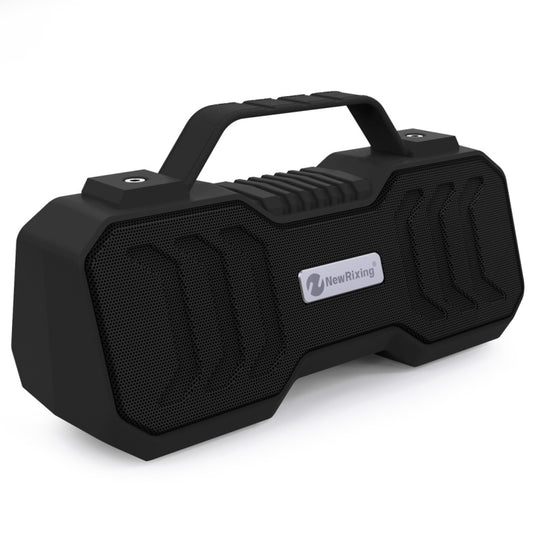 NewRixing NR-4500 Portable Wireless Bluetooth Stereo Speaker Support TWS / FM Function Speaker (Black) - Desktop Speaker by NewRixing | Online Shopping UK | buy2fix