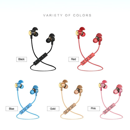 KIN-88 In-Ear Wire Control Bluetooth Earphone with Mic(Gold) - Bluetooth Earphone by buy2fix | Online Shopping UK | buy2fix