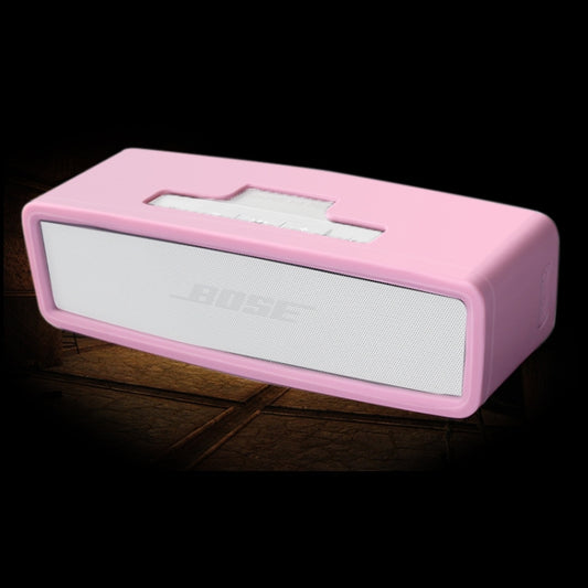 Portable Shockproof Soft Silica Gel Bluetooth Speaker Protective Case for Bose Soundlink Mini 1 / 2(Pink) - Protective Case by buy2fix | Online Shopping UK | buy2fix