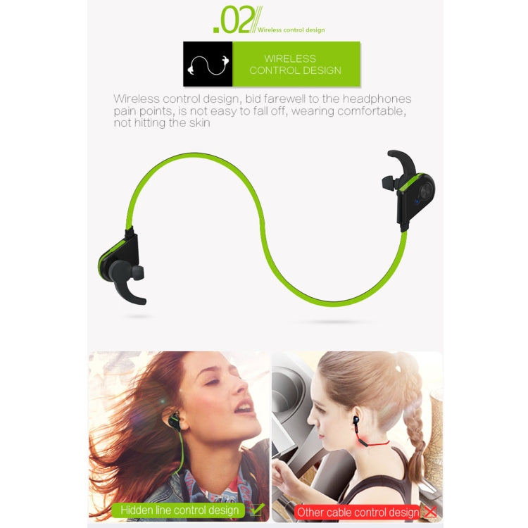 S20 Magnetic Switch Sweatproof Motion Wireless Bluetooth In-Ear Headset with Indicator Light  & Mic, Distance: 10m, For iPad, Laptop, iPhone, Samsung, HTC, Huawei, Xiaomi, and Other Smart Phones(Red) - Bluetooth Earphone by buy2fix | Online Shopping UK | buy2fix