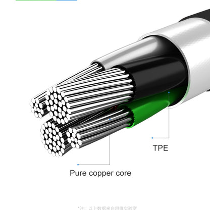 awei CL-63 2.5A 8 Pin Charging + Transmission Aluminum Alloy Data Cable, Length: 1m(White) - Normal Style Cable by awei | Online Shopping UK | buy2fix