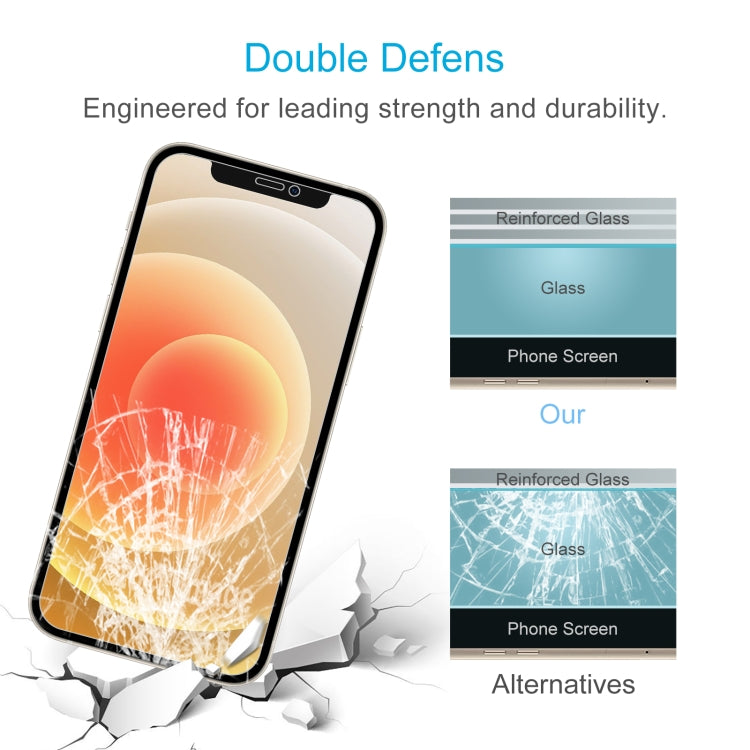 For iPhone 12 mini 50 PCS 0.26mm 9H 2.5D Tempered Glass Film (Open Hole) - iPhone 12 mini Tempered Glass by DIYLooks | Online Shopping UK | buy2fix