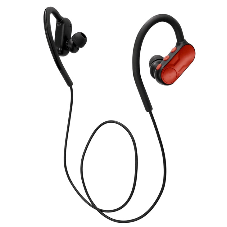 BTH-Y9 Ultra-light Ear-hook Wireless V4.1 Bluetooth Earphones with Mic(Red) - Bluetooth Earphone by buy2fix | Online Shopping UK | buy2fix