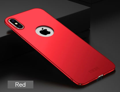 For iPhone XS MOFI Frosted PC Ultra-thin Full Coverage Case (Red) - More iPhone Cases by MOFI | Online Shopping UK | buy2fix