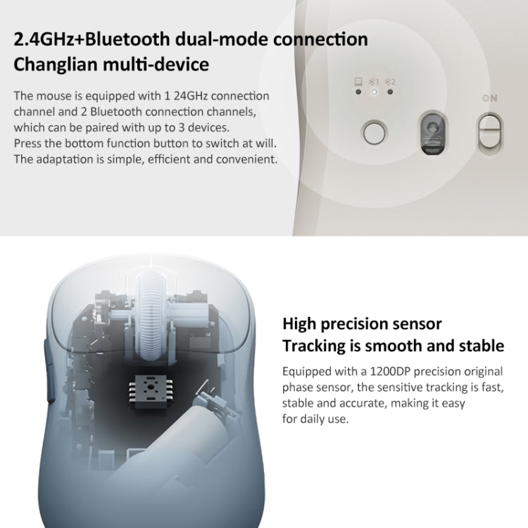 Original Xiaomi Dual-mode 1200DPI Ultra-thin Computer Mouse 3 (Blue) - Wireless Mice by Xiaomi | Online Shopping UK | buy2fix