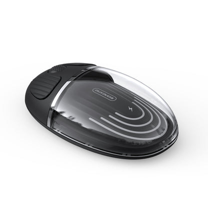 DUX DUCIS CM Series V1 1200DPI Transparent Dual Mode 2.4G + Bluetooth Wireless Mouse (Black) - Wireless Mice by DUX DUCIS | Online Shopping UK | buy2fix