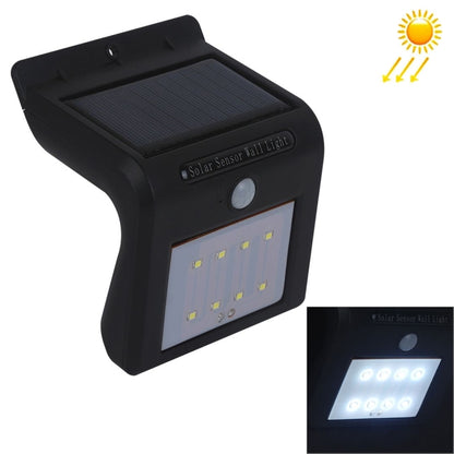 IP65 Waterproof White Light, 8 LEDs Solar Motion Sensor Wall Light with Solar Panel - Solar Lights by buy2fix | Online Shopping UK | buy2fix