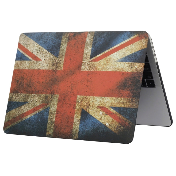 For 2016 New Macbook Pro 13.3 inch A1706 & A1708 Retro UK Flag Pattern Laptop Water Decals PC Protective Case - MacBook Pro Cases by buy2fix | Online Shopping UK | buy2fix