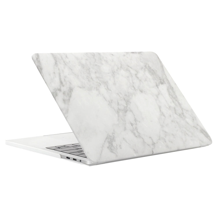 For 2016 New Macbook Pro 13.3 inch A1706 & A1708 White Grey Texture Marble Pattern Laptop Water Decals PC Protective Case - MacBook Pro Cases by buy2fix | Online Shopping UK | buy2fix