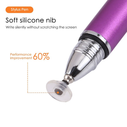 Universal Silicone Disc Nib Capacitive Stylus Pen (Purple) - Stylus Pen by buy2fix | Online Shopping UK | buy2fix