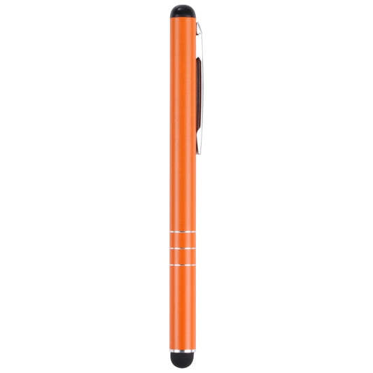 Universal Three Rings Mobile Phone Writing Pen (Orange) - Stylus Pen by buy2fix | Online Shopping UK | buy2fix