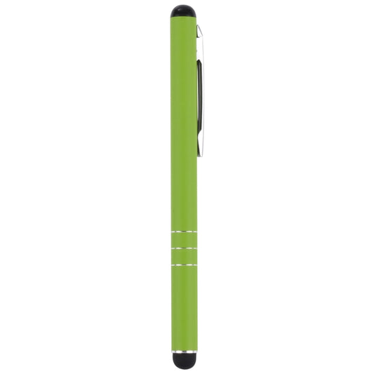 Universal Three Rings Mobile Phone Writing Pen (Green) - Stylus Pen by buy2fix | Online Shopping UK | buy2fix