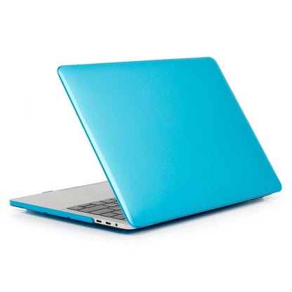 ENKAY Hat-Prince 2 in 1 Crystal Hard Shell Plastic Protective Case + US Version Ultra-thin TPU Keyboard Protector Cover for 2016 New MacBook Pro 15.4 inch with Touchbar (A1707)(Blue) - MacBook Pro Cases by ENKAY | Online Shopping UK | buy2fix