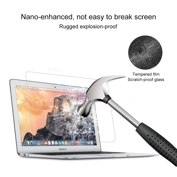 9H Surface Hardness HD Explosion-proof Tempered Glass Film for MacBook Pro 15.4 inch (A1286) - Screen Protectors by buy2fix | Online Shopping UK | buy2fix