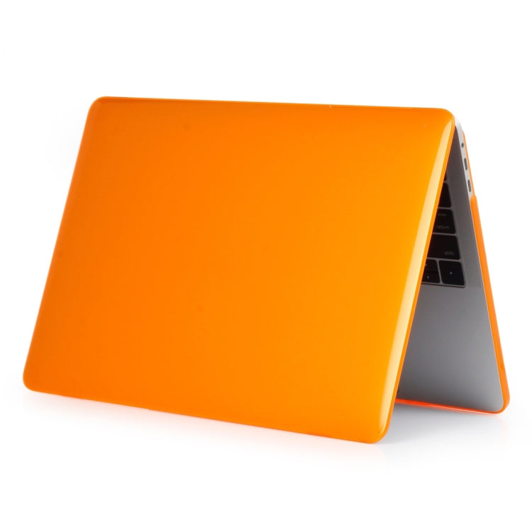 Laptop Crystal Style PC Protective Case for MacBook Pro 15.4 inch A1990 (2018) (Orange) - MacBook Pro Cases by buy2fix | Online Shopping UK | buy2fix