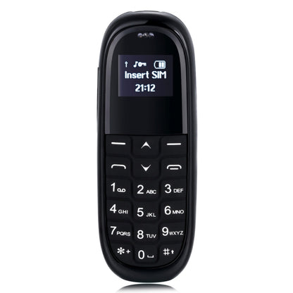 AIEK KK1 Mini Mobile Phone, English Keyboard, Hands Free Bluetooth Dialer Headphone, MTK6261DA, Anti-Lost, Single SIM, Network: 2G(Black) - Others by AIEK | Online Shopping UK | buy2fix