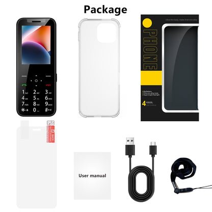 SERVO X4 Mini Mobile Phone, English Key, 2.4 inch, MTK6261D, 21 Keys, Support Bluetooth, FM, Magic Sound, Auto Call Record, Torch, Blacklist,GSM, Quad SIM (Black) - SERVO by SERVO | Online Shopping UK | buy2fix