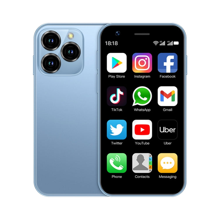 SOYES XS16, 2GB+16GB, 3.0 inch Android 10.0 MTK6737 Quad Core, Bluetooth, WiFi, Network: 4G, Dual SIM, Support Google Play Store (Blue) - SOYES by SOYES | Online Shopping UK | buy2fix