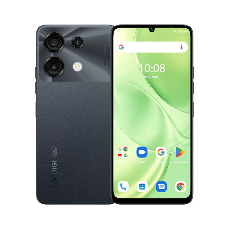 [HK Warehouse] UMIDIGI G9 5G, 6GB+128GB, Side Fingerprint & Face ID Identification, 6.75 inch Android 14 UNISOC T765 Octa Core, Network: 5G (Space Black) - UMIDIGI by UMIDIGI | Online Shopping UK | buy2fix