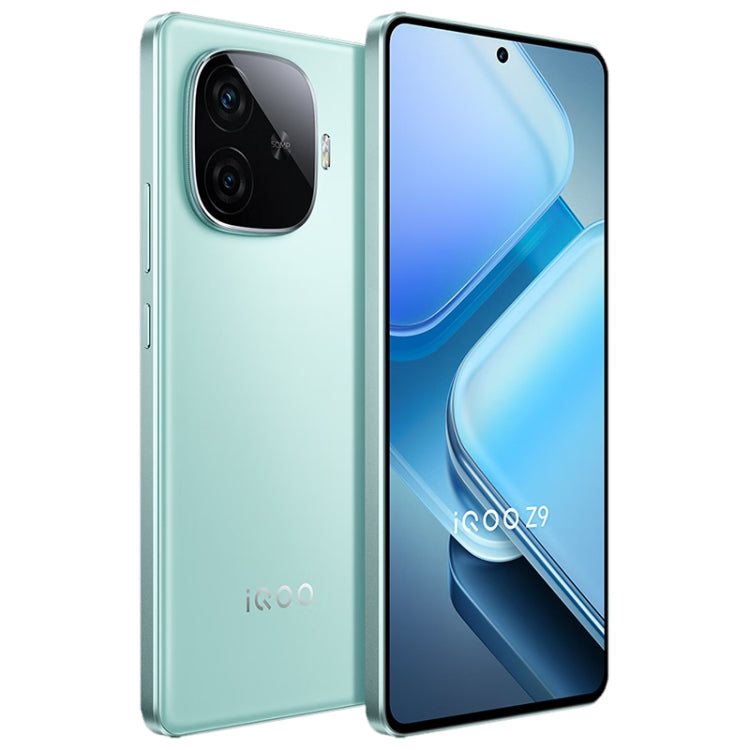 vivo iQOO Z9, Dual Back Cameras, 8GB+128GB, Face ID Screen Fingerprint Identification, 6.78 inch Android 14.0 OriginOS 4 Snapdragon 7 Gen 3 Octa Core 2.63GHz, OTG, NFC, Network: 5G, Support Google Play (Mint Green) - vivo by vivo | Online Shopping UK | buy2fix