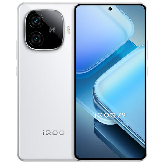 vivo iQOO Z9, Dual Back Cameras, 8GB+128GB, Face ID Screen Fingerprint Identification, 6.78 inch Android 14.0 OriginOS 4 Snapdragon 7 Gen 3 Octa Core 2.63GHz, OTG, NFC, Network: 5G, Support Google Play (White) - vivo by vivo | Online Shopping UK | buy2fix